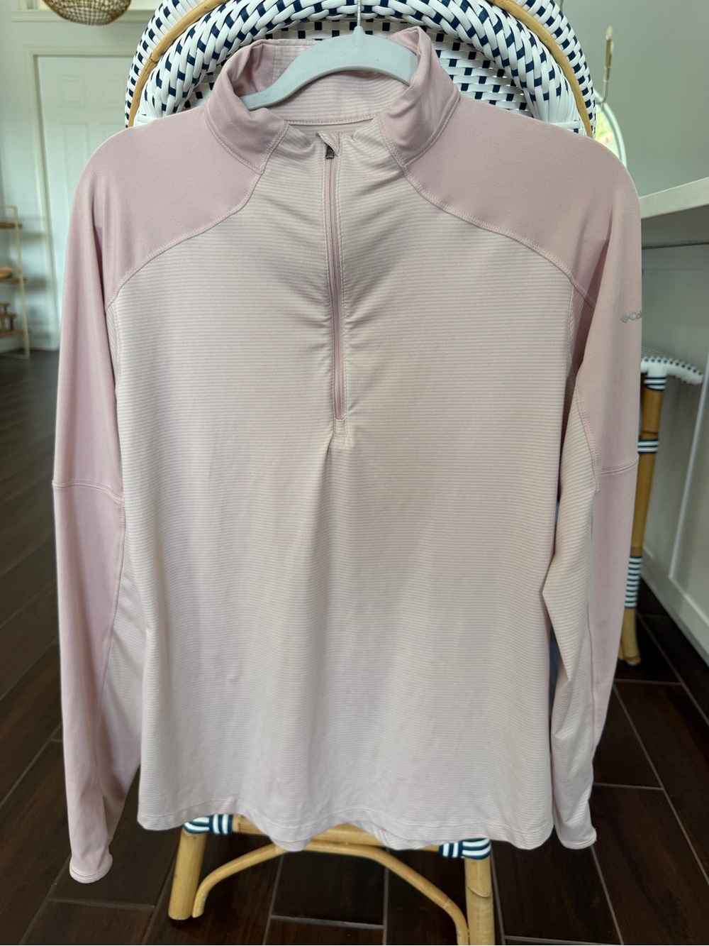 Columbia Omni-Wick Women's Shotgun 1/4 Zip Pullover, Pink, Size Large